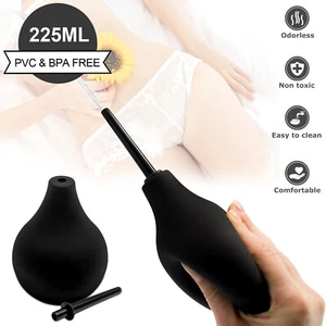 Anal/Vaginal Bulb Douche Enema Irrigation Colonic Cleaner Rectal Syringe Kit US - Picture 1 of 11