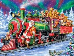 MasterPieces North Pole Delivery 300 Piece Jigsaw Puzzle By Marcello Corti - Picture 1 of 4