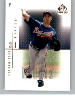 2001 SP Game Used Edition #34 Greg Maddux (ref 135052) - Image 1 of 2