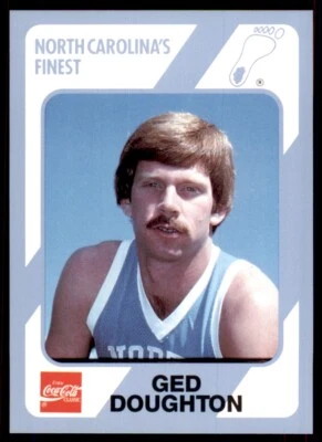 1989-90 Coca Cola Collegiate Collection Ged Doughton Basketball Cards #188 - Image 1 of 2