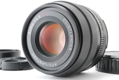 Lente Voigtlander Apo-Lanthar 90mm f/3.5 SL II montagem Nikon F [ESTADO PERFEITO] do JAPÃO - Imagem 1 de 4