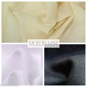 Muslin (cheesecloth) sold by the metre | 140cm wide | Midtex M34 Mtex - Picture 1 of 4