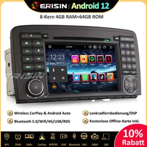 8-Kern DAB+Android 13 Autoradio Mercedes Benz R-Klasse W251 GPS SWC CarPlay Navi - Bild 1 von 16