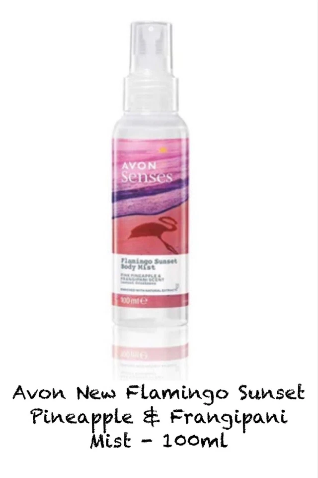 Avon New Flamingo Sunset Pineapple & Frangipani Mist - 100ml - image 1 of 1