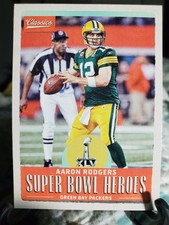 Aaron RODGERS 🔥 Green Bay PACKERS 🏈 2017 CLASSICS FOOTBALL - SUPER BOWL HEROES