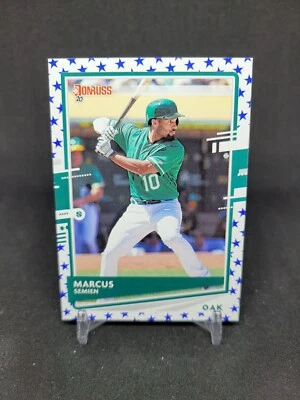 Marcus Semien 2020 Panini Donruss Baseball INDEPENDENCE DAY No. 92 - Image 1 of 2