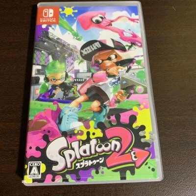 Splatoon 2 Nintendo Switch Cartoon Action shooting game Japan Import Used - Image 1 of 2