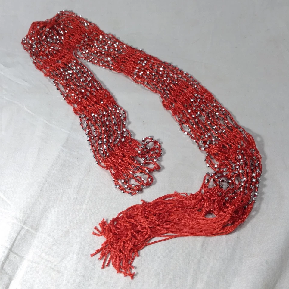 Bufanda envolvente de ganchillo con cuentas de punto Liz Claiborne Foto 1 de 4