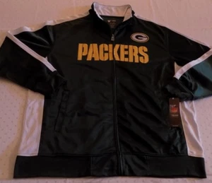 Green Bay Packers Full Zip Jacke XL bestickte Logos grün Majestic NFL - Bild 1 von 3