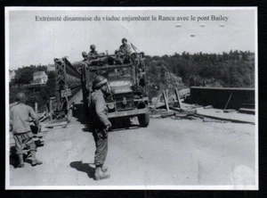 2014  --  DINAN EXTREMITE DU VIADUC SUR LA RANCE AVEC LE PONT BAILEY    3Q584 - Picture 1 of 1