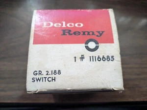 NOS 1116685 1966 67 Chevy Camaro Chevelle Ignition Switch Delco Remy Impala - Picture 1 of 6