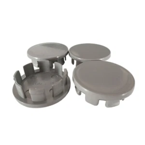   Set 4 pcs Grey/Gray Wheel Center Hub Caps 48mm/43mm For Dacia Seat Fiat K16g - Picture 1 of 4