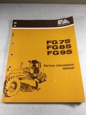 Motoniveladora Fiat Allis FG75, FG85, FG95 (IVECO Eng.) Manual de información de servicio Foto 1 de 4