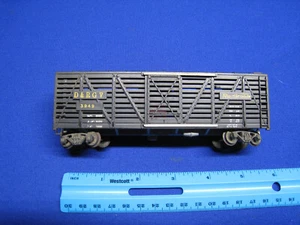 HO Scale Mantua D&RGW Rio Grande Stock Car - Freight Train - Picture 1 of 4