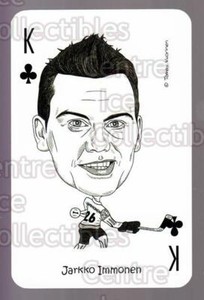 2011-12 Finnish World Champions Playing Card #52 Jarkko Immonen