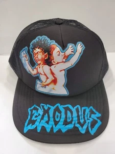 5Panel Metal Head Black Death Thrash Colors Twins Exodus Triple Print Custom - Picture 1 of 2