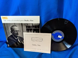 Dudley Fitts LP Yale Series of Recorded Poets Carillon YP303 Poetry Booklet #2 - Imagen 1 de 2