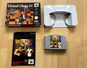 Nintendo N64 Virtual Chess - Fully Boxed & Complete, Good Con **ULTRA RARE** Pal - Picture 1 of 11