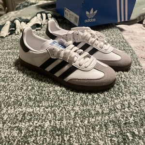Size 6.5 - adidas Samba OG Low White Black Gum - Picture 1 of 9