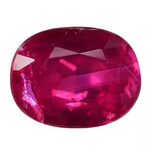 1.08 Ct. Royal Red Natural Unheated Ruby WITH GLC CERTIFY - Picture 1 of 1
