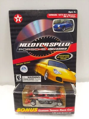 Texaco Need For Speed Porsche Unleashed BONUS Custom Texaco Race Car NEW 1:64!!! - Image 1 of 4
