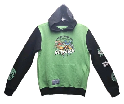Original Turtle Mutant Mayhem Hooded Sweatshirt Straight From The Sewers Sz14/16 - Image 1 of 4