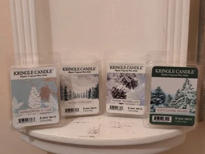 Sale Offer- Set Of 4 Rare Winter Fragranced Wax Melts From KRINGLE Candle USA !! - Picture 1 of 7