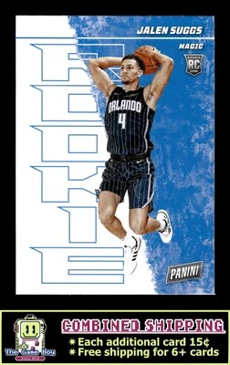 2021-22 Panini NBA Player of the Day #55 Jalen Suggs Orlando Magic RC - Image 1 of 2