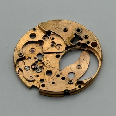 Peseux P 7046 Watch Movement Main Plate Manual Wind Vintage Swiss Parts 23.6mm - Image 1 of 4