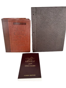 Christian Devotional Lot Jesus Calling My Utmost For His Highest Leaves Gold - Imagen 1 de 12