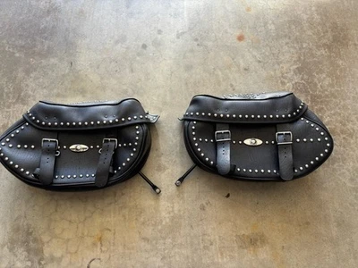2003 Heritage Softail oem Saddlebags And Brackets - Image 1 of 3
