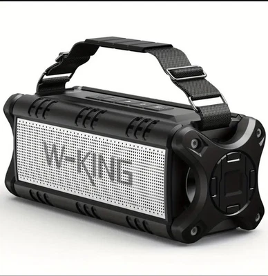 Outdoor Waterproof Wireless Woofer, Portable Subwoofer, AUX Playback W-KING 90W - Bild 1 von 4