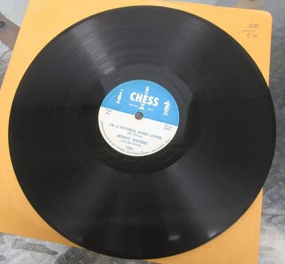 Muddy Waters - I'm A Natural Born Lover / Loving Man 78 Chess 1585 Blues VG+ - Imagem 1 de 2