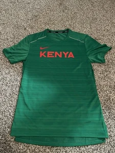 Nike Kenya National Track & Field Team Issued Running T-Shirt New Small - Picture 1 of 3