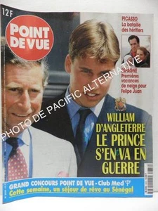 Revue POINT DE VUE n°2633 magazine de Janvier 1999 Bon Etat william d'angleterre - Picture 1 of 1