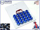 WHEEL NUT COVERS FOR SUBARU IMPREZA LEGACY OUTBACK FORESTER BLUE BOLT CAPS 19mm