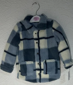 Blau- weiße Fleecejacke 12-18 Monate - Bild 1 von 1