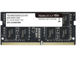 Team Elite 8GB 260-Pin DDR4 SO-DIMM DDR4 3200 (PC4 25600) Laptop Memory Model - Picture 1 of 2