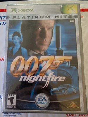 xbox platinum hits 007 Nightfire EA Games 2002 NEW SEALED - Image 1 of 3