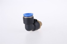 1X 1/4" Thread 8mm Push In One Touch Connector Pneumatic Elbow Quick Fittings