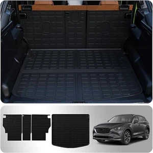 CARGO MAT FOR 2023 2024 2025 MAZDA CX5 TRUNK LINER TPE BACK SEAT COVERS - Picture 1 of 4