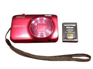 Nikon COOLPIX S6300 Pink 16.0MP Digital Camera 10x optical Zoom From Japan Used - Picture 1 of 16