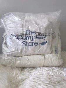 NUOVO PIUMINO D'OCA MEDIO CONFUSO DAMASCATO THE COMPANY STORE TAGLIA 70 pollici x 90 pollici - Foto 1 di 8