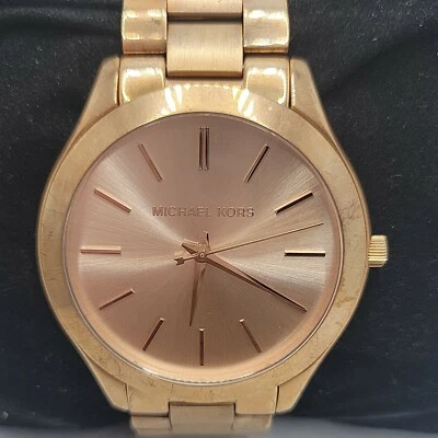 Michael Kors Runway MK3197 Womens Stainless Steel Analog Dial Quartz Watch DE114 - Image 1 of 4