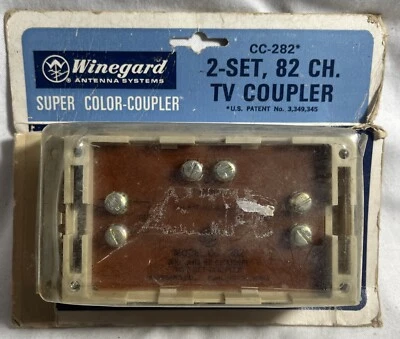 Winegard TV Antenna Coupler 82-Channel / 300 OHM / CC-282 - Original Package NIB - Image 1 of 4