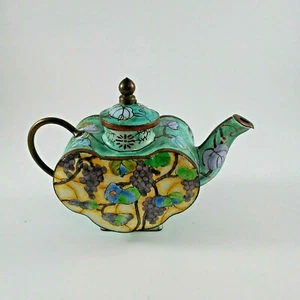 Chimemel B. Yee Hand Painted Mini Teapot - Picture 1 of 4