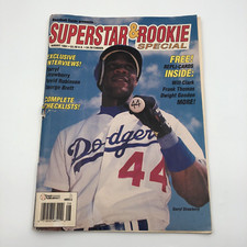 Superstar & Rookie Special Magazine August 1991, DARRYL STRAWBERRY with CARDS
