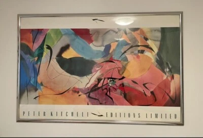 Peter Kitchell Boomerang Arrows 1989 Limited Edition 150x100 cm signiert gerahmt - Bild 1 von 4