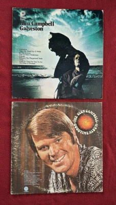 GLEN CAMPBELL 2 LP Lot Galveston + The Glen Campbell Goodtime Album - Image 1 of 4