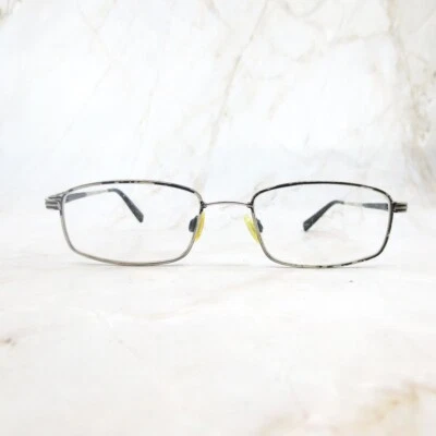 Marchon Flexon Select Eyeglasses Frame 1148 Men's Silver Rectangular 53-18-145 - Image 1 of 4